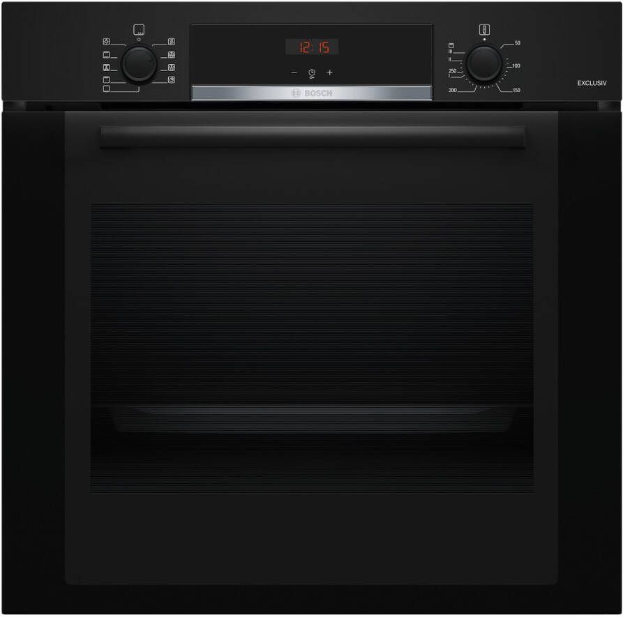 Bosch HBA3140B3 Serie 4 Exclusiv Inbouw Oven 60 x 60 cm Zwart