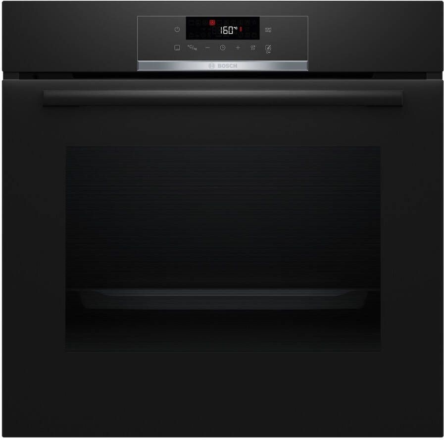 Bosch HQG572EB3 Serie 4 Inbouw Oven met Toegevoegde Stoom 60 x 60 cm Zwart