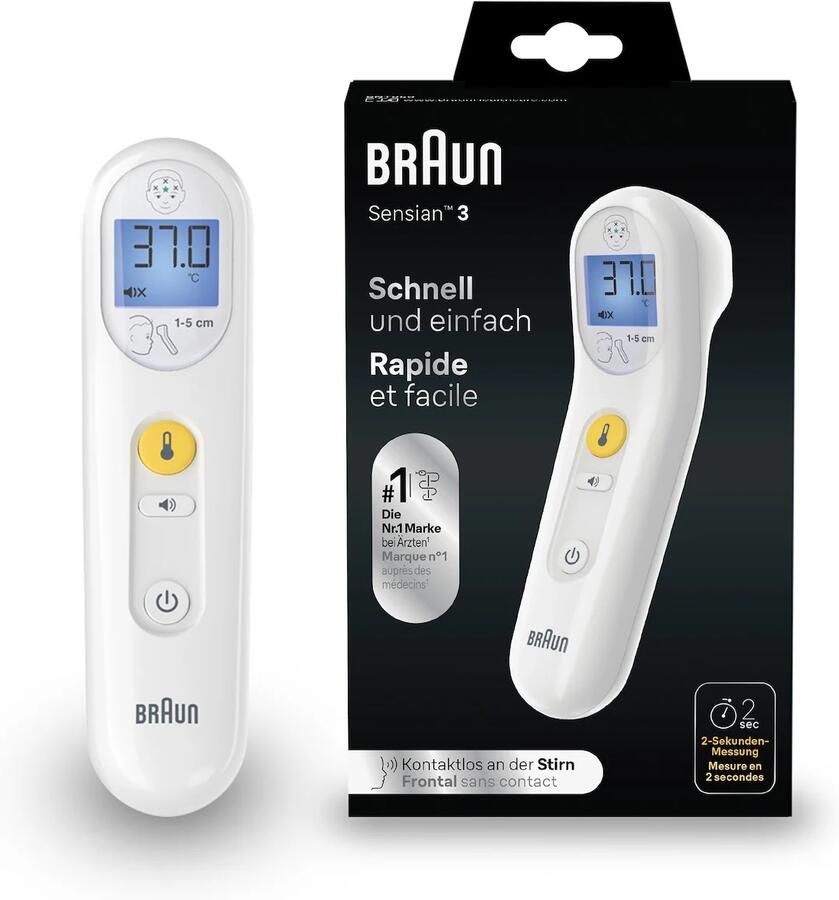 Braun BNT050WE Digitale thermometer Wit