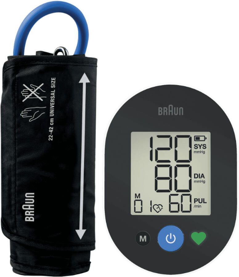 Braun BUA4050EU Bloeddrukmeter Zwart