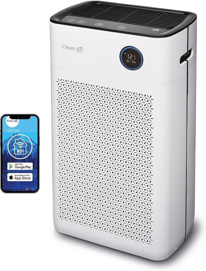 Clean Air Optima CA-509Pro Smart Intelligente HEPA UV-C Ionisator Luchtreiniger Ultrastille Werking - Foto 2