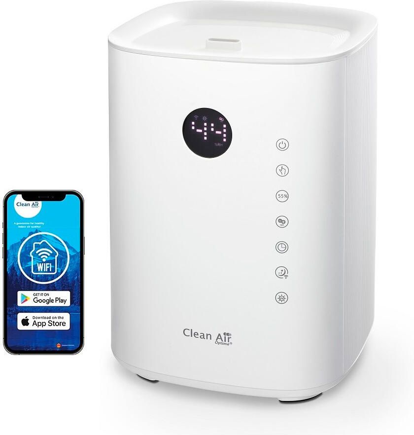 Clean Air Optima CA-604W Smart Top Filling 3in1: Luchtbevochtiger met Ionisator UVC-lamp en Aromatherapie - Foto 2