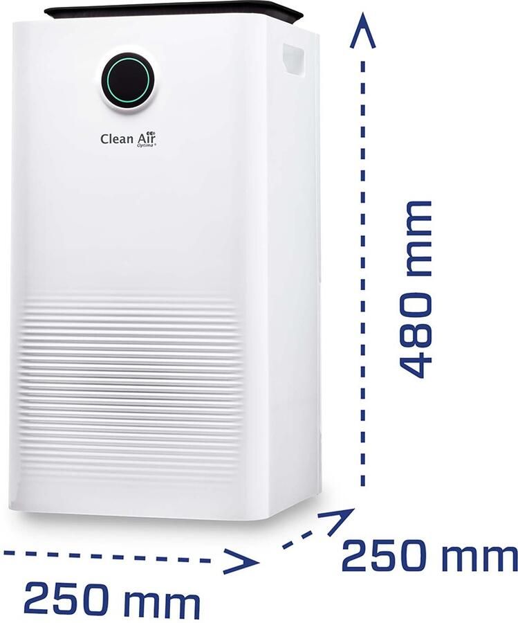 Clean Air Optima CA-704 Smart 2in1 Luchtontvochtiger en Luchtreiniger 10 liter dag 5 voudige filtertechnologie Ultrastille werking - Foto 3