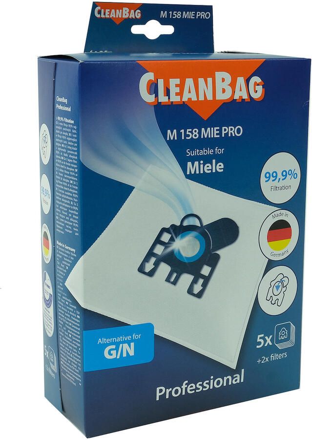 Cleanbag Professional Miele GN Stofzak Wit
