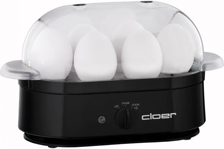 Cloer 6080 Eierkoker (Zwart)