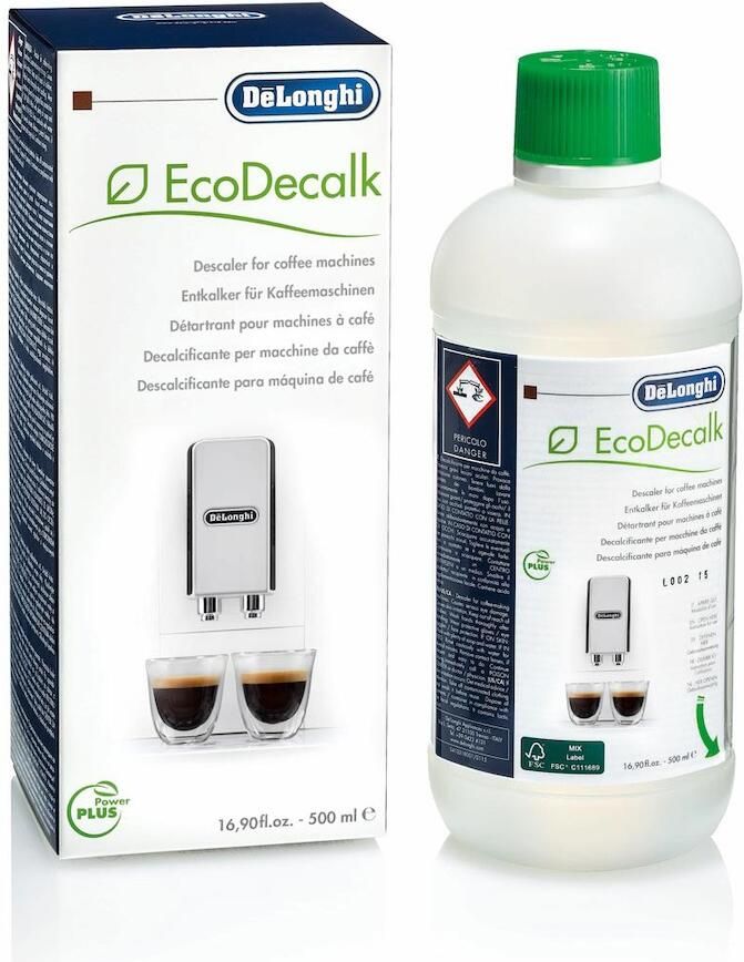 De'Longhi Ontkalker SER3018 EcoDecalk Kalkverwijderaar voor volautomatisch koffiezetapparaat en espressomachine