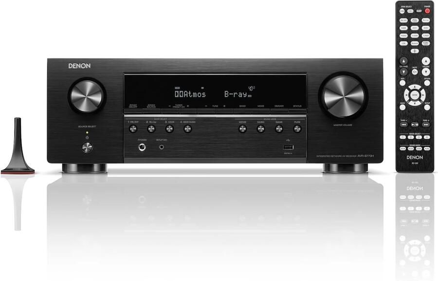 Denon AVRS770HBKE2 7.2-kanaals 8K AV-receiver