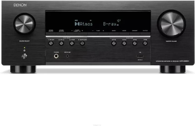 Denon AVR-S980H Receiver Zwart