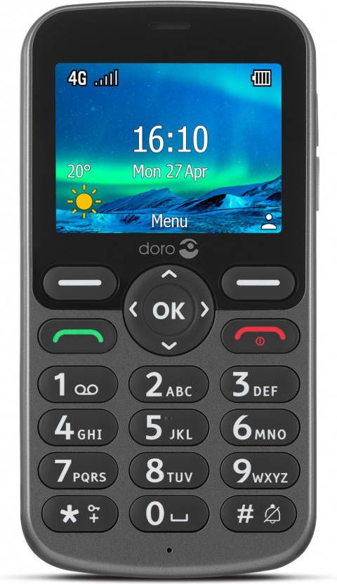 Doro 5860 Graphite | Mobiele telefoons | Telefonie&Tablet Bel&SMS | 7322460082093