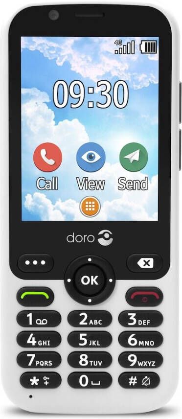 Doro 7010 4G Mobiele telefoon Wit