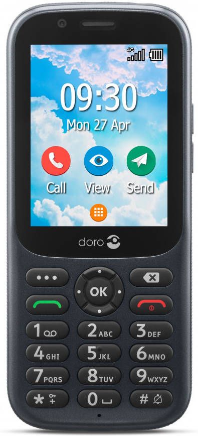 Doro GSM HP 730X Black 253-20176 | Mobiele telefoons | Telefonie&Tablet Bel&SMS | 7322460080143