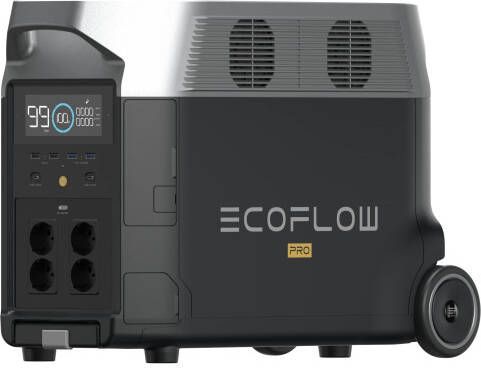 Ecoflow DELTA Pro Portable Power Station Powerstation Zwart