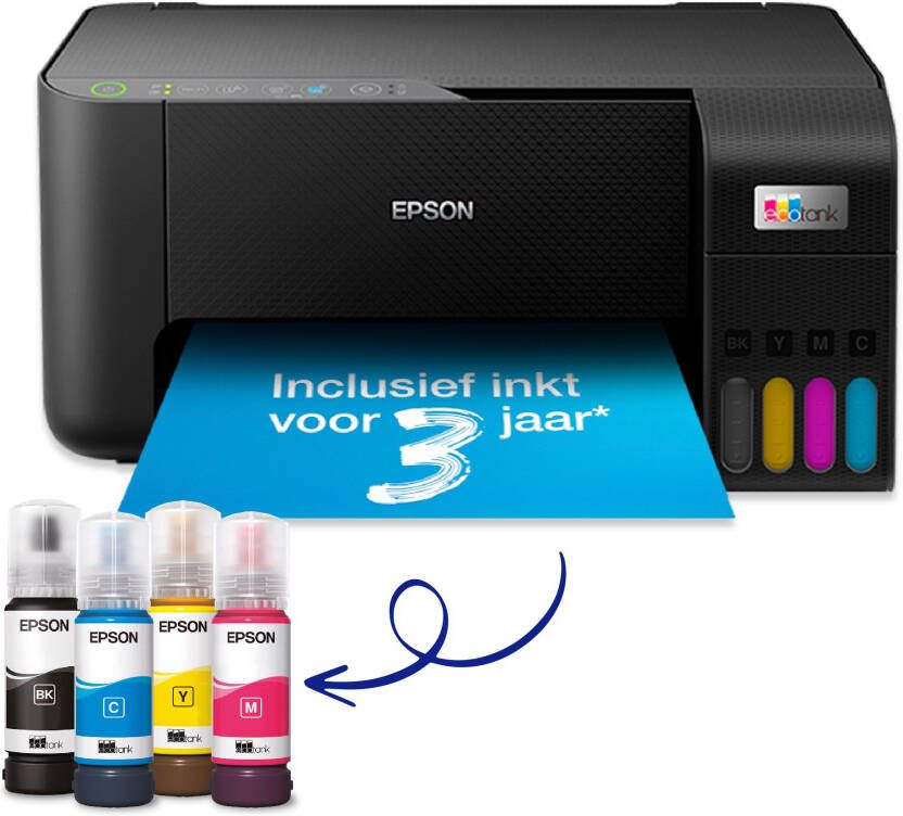 Epson EcoTank ET-2810 All-in-one inkjet printer Zwart