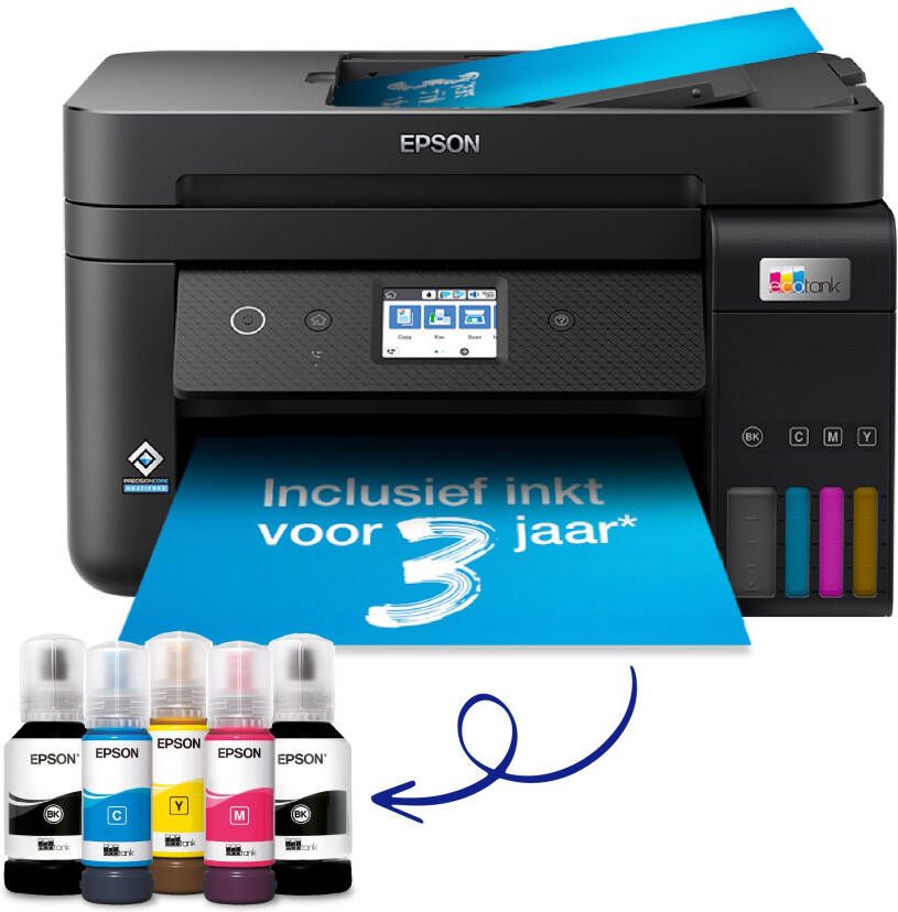 Epson EcoTank ET-4850 All-in-one inkjet printer Zwart