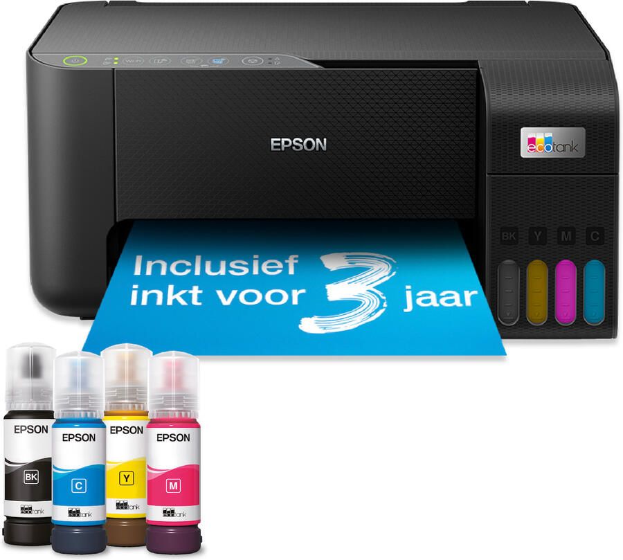 Epson Multifunctionele A4-printer Ecotank ET-2860 Wi-Fi Uitgerust met inkttanks