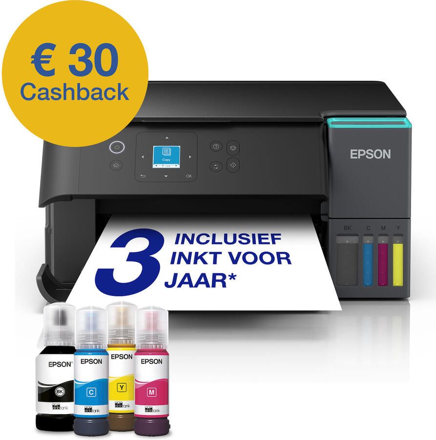 Epson EcoTank ET-2951 All-in-one inkjet printer Zwart