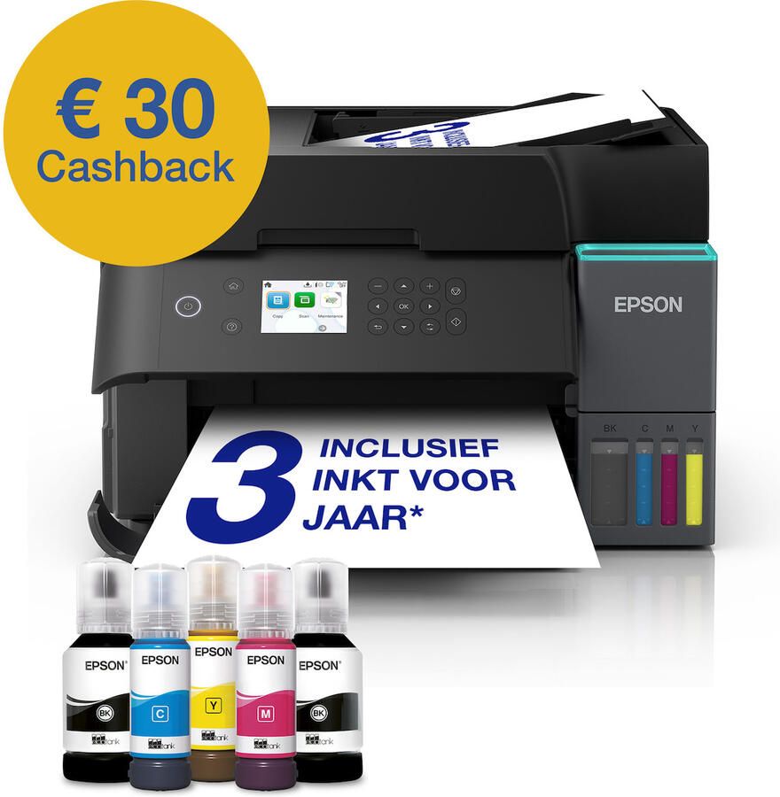 Epson EcoTank ET-3950 All-in-one inkjet printer Zwart - Foto 2