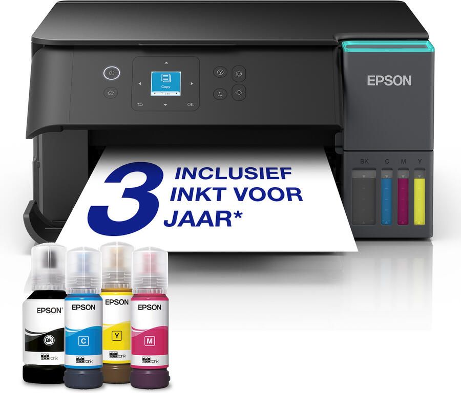 Epson EcoTank ET-2951 All-in-one inkjet printer Zwart