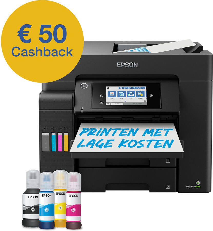 Epson EcoTank ET-5805 All-in-one inkjet printer Zwart - Foto 2