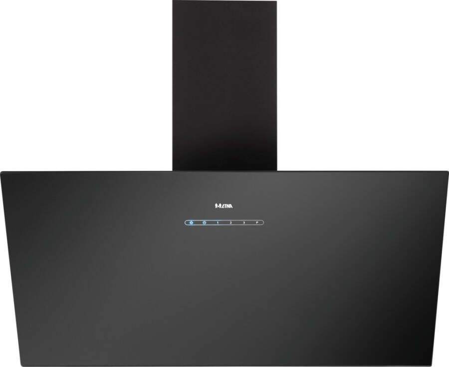 ETNA AD780ZT Schuine afzuigkap Wandafzuigkap Zwart 80 cm