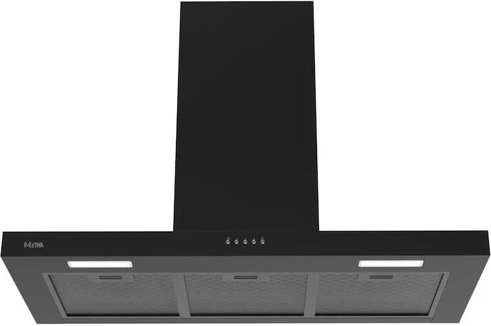 ETNA AB390ZT Blokmodel schouwkap 90 cm Matzwart A++ - Foto 4