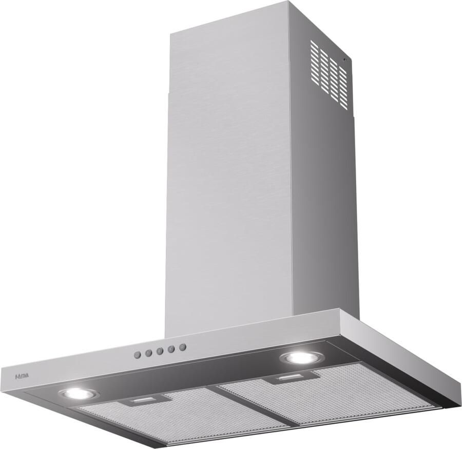 ETNA AB661RVS Slimline schouwkap 60 cm RVS - Foto 2