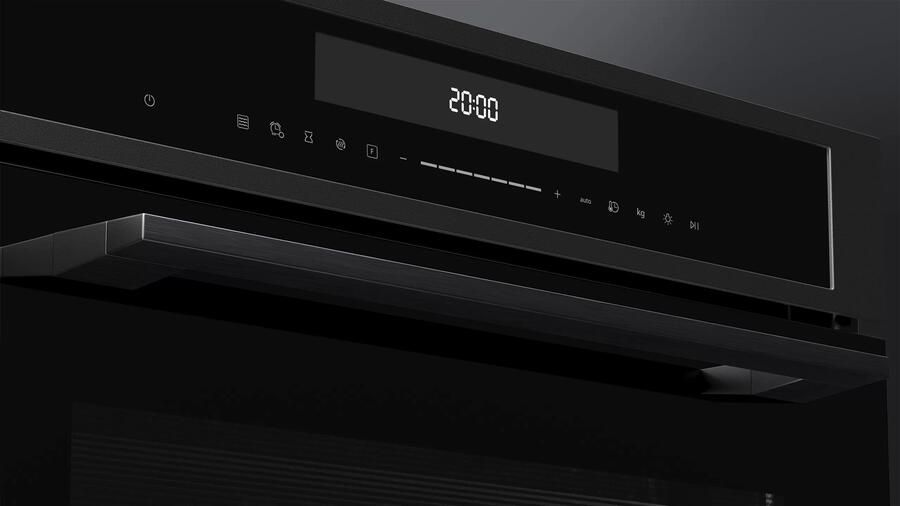 ETNA CM650MZ Inbouw Combimagnetron Mat Zwart 45cm Turbo-hetelucht 50-250°C 50 Liter Grill - Foto 2