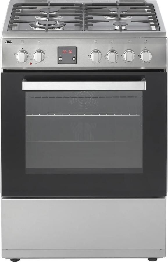 ETNA FGV460RVS gasfornuis met wok 60 cm