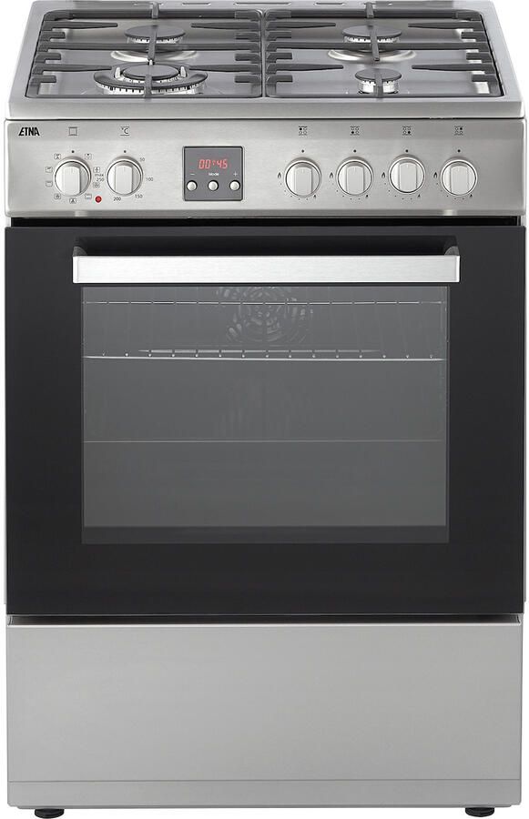 ETNA FGV760RVS Gasfornuis Grijs
