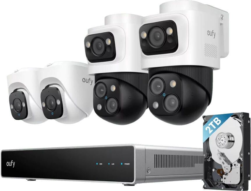 Eufy NVR Security System S4 (Bullet-PTZ+ Turret Cam) IP-camera - Foto 2