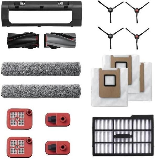 Eufy Omni E28 E25 Accessories Pack(SideBrush*2 Filter*1 Rolling Brush*1 Dustbag*3 Mopping Roller*2 D