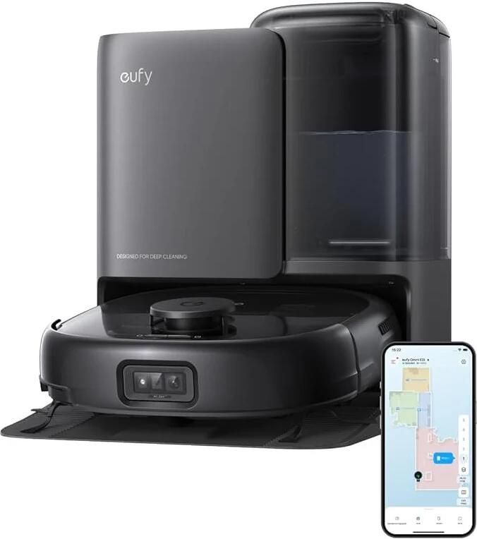 Eufy Robot Vacuum Omni E25 Robot stofzuiger Zwart - Foto 2