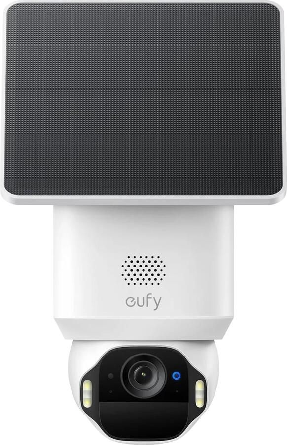 Eufy SoloCam E42 Draadloze 4K Buitenbeveiligingscamera met Solar AI-tracking & 360° Pan Tilt