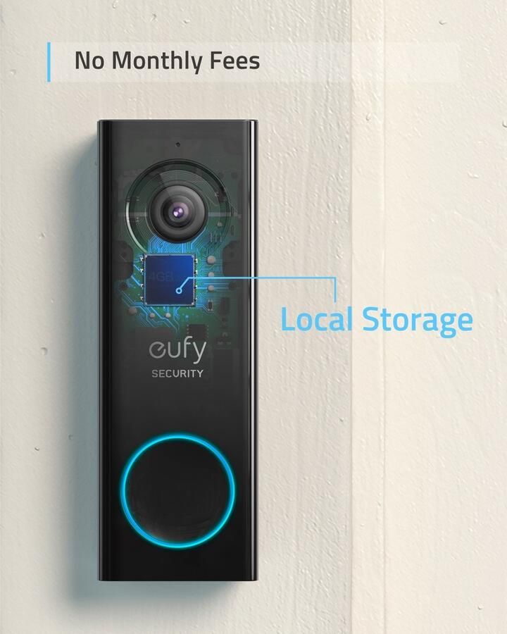 Eufy Video Doorbell Battery (Uitbreiding) | Deurbellen met Amazon Alexa | 0848061044171 - Foto 2