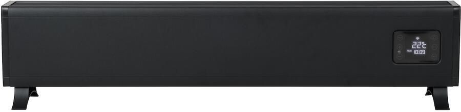 Eurom Alutherm Baseboard 1500 Wi-Fi Convectorkachel Zwart