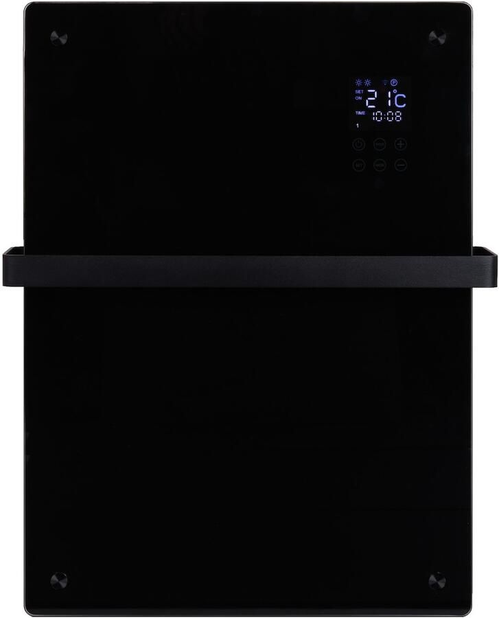 Eurom Alutherm Sani Verre 800 WiFi Convectorkachel Zwart
