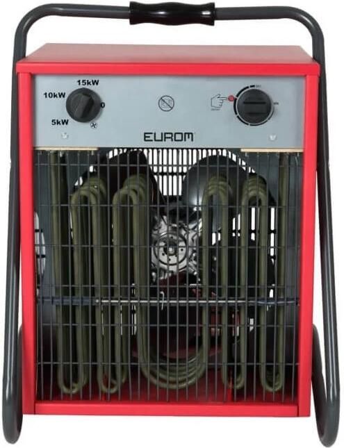 Eurom EK15002 + cable-socket Heater Ventilatorkachel Rood