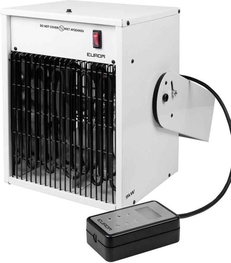 Eurom EK9000 Wall Ventilatorkachel Wit