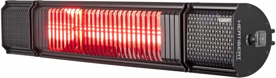 Eurom Heat and Beat Black Terrasverwarmer elektrisch Aluminium Zwart - Foto 5