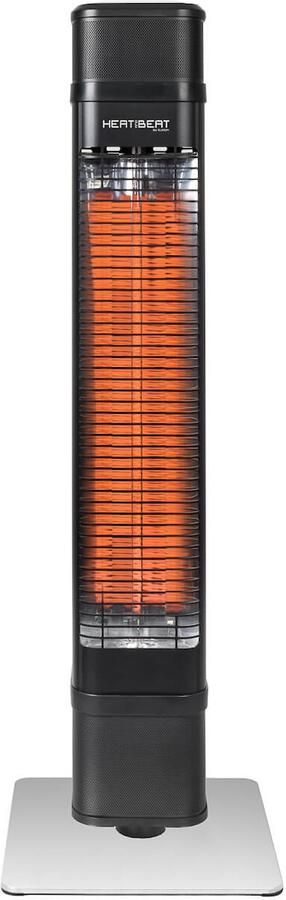 Eurom Heat and Beat Tower Terrasverwarmer Aluminium Zwart - Foto 2