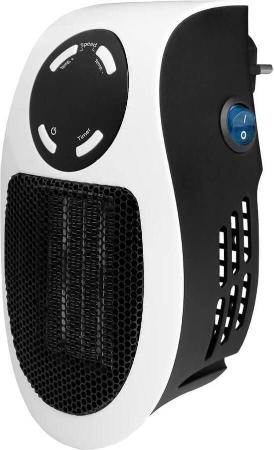 Eurom Heat Plug-in Ceramic Heater Keramische kachel Zwart