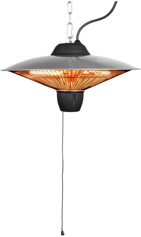 EUROM Terrasverwarmer Partytent Heater 1502 Hangend 1500w Zilver - Foto 3
