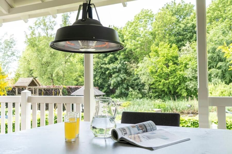 Eurom Partytent heater Sail-Grey Patioheater Terrasverwarmer Zwart - Foto 4