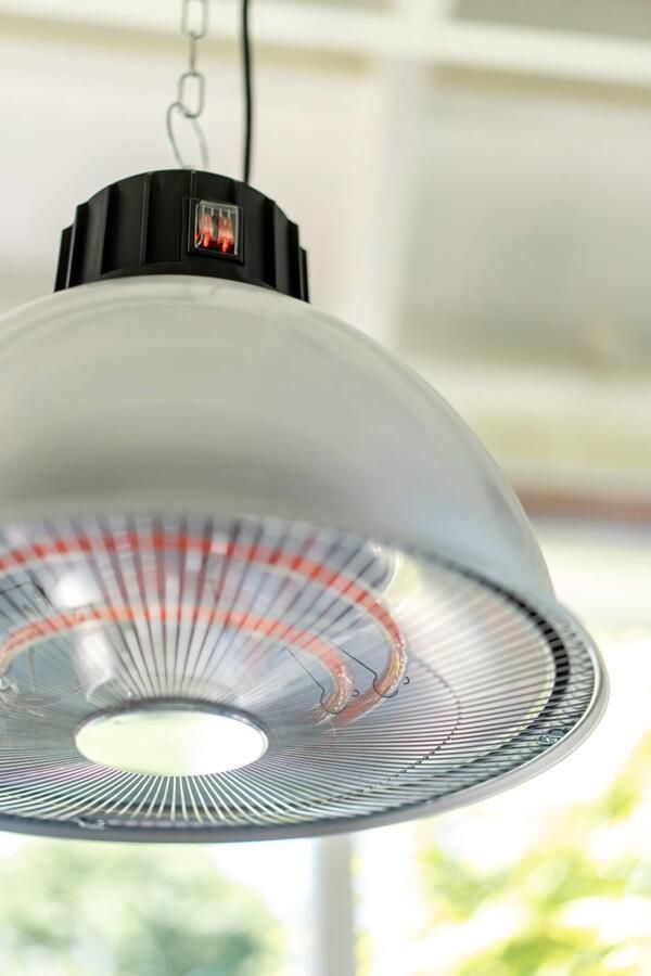 Eurom Partytentheater 1500 Ind. Patioheater Terrasverwarmer Zilver - Foto 3