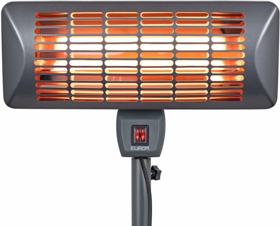 Eurom Terrasverwarmer| Q-time 2000S| Elektrisch 2000 Watt Staand 2 Standen Horeca & Professioneel - Foto 3