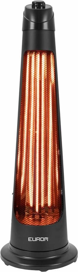 Eurom Q-tower 1200 Terrasverwarmer elektrisch Kunststof Zwart - Foto 2