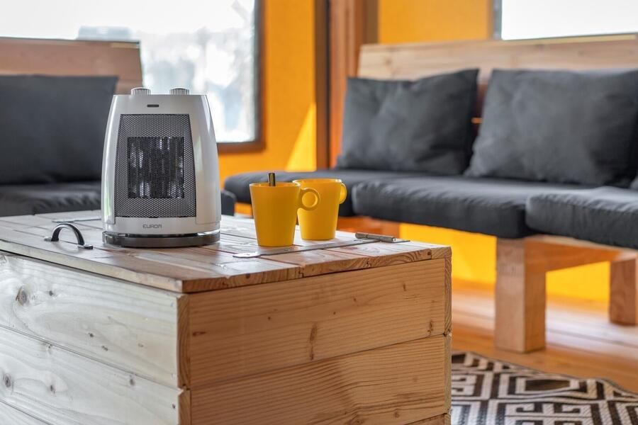 Eurom Safe-t-heater 1500 Heater Keramische kachel Zwart - Foto 2