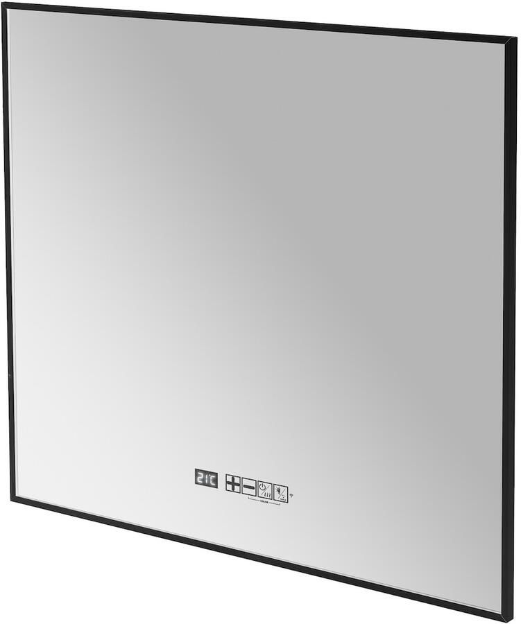 Eurom Sani 400 Mirror LED WiFi Badkamerkachel Zwart
