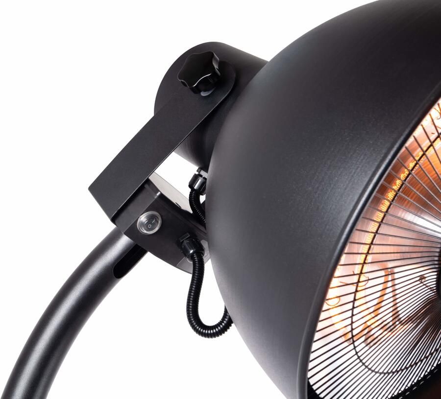 Eurom Terrasverwarmer Sunset retro model Elektrisch Zwart 2000W - Foto 3
