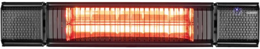 Eurom Heat and Beat Black Terrasverwarmer elektrisch Aluminium Zwart - Foto 4